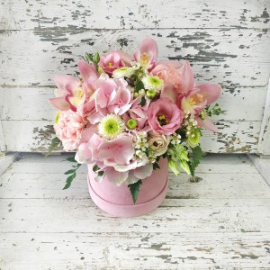 Flower Box w kolorystyce różowej